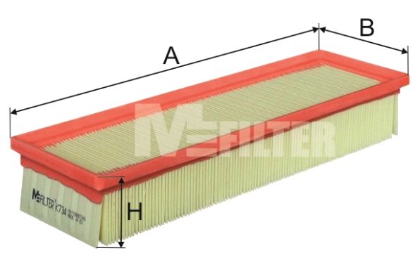 

Воздушный фильтр MFILTER k734, Воздушный фильтр MFILTER k734 MFILTER k734