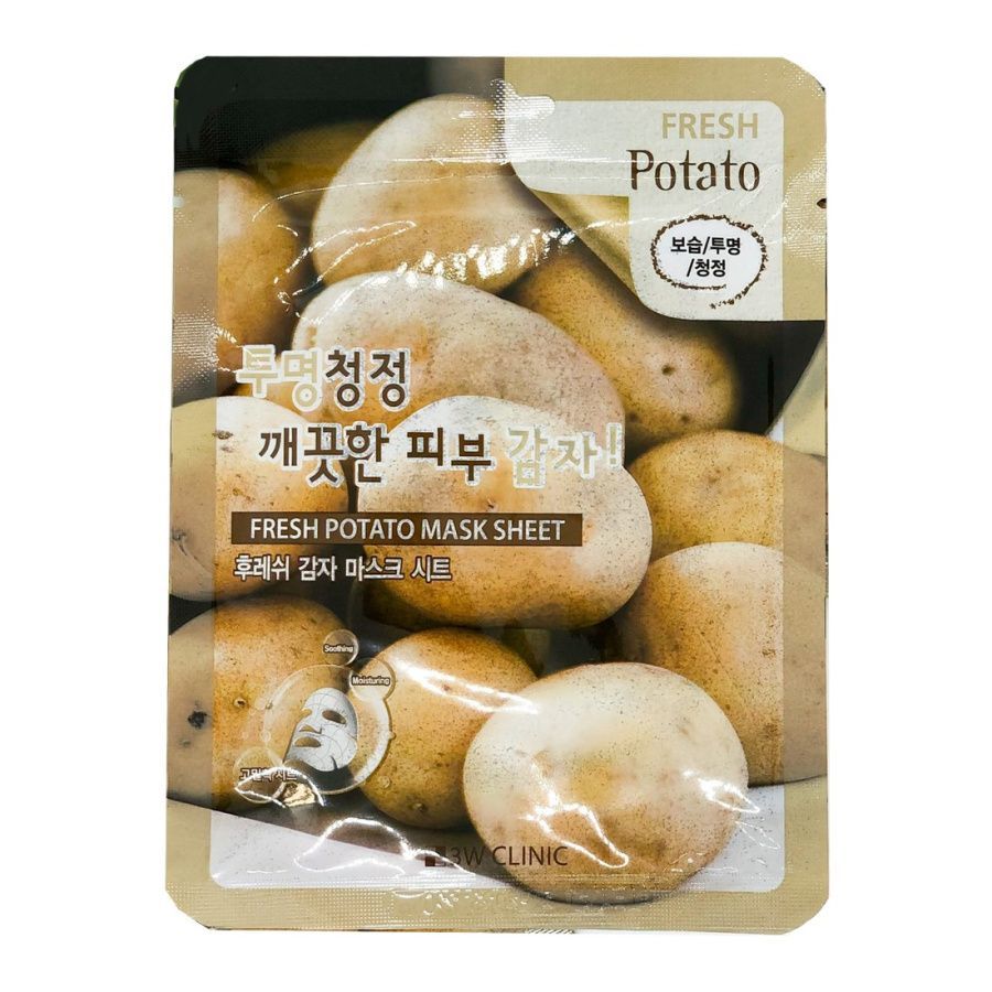 Тканевая маска для лица с экстрактом картофеля / Fresh Potato Mask Sheet, 23 мл, (4шт.)