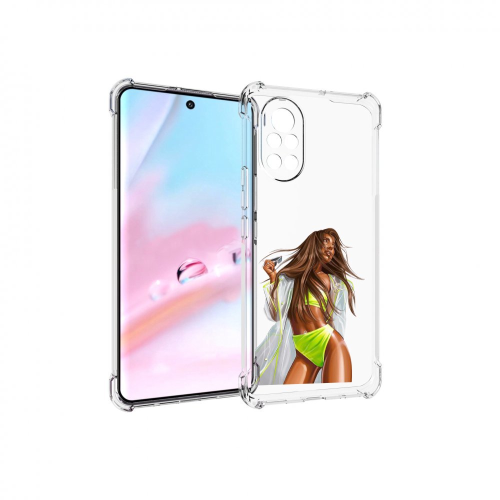 

Чехол MyPads девушка-модель-мулатка для Huawei Nova 8 (ANG-LX1), Прозрачный, Tocco