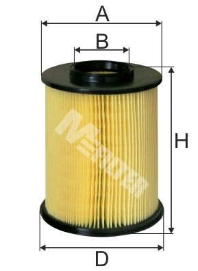 фото Фильтр воздушный mfilter a845
