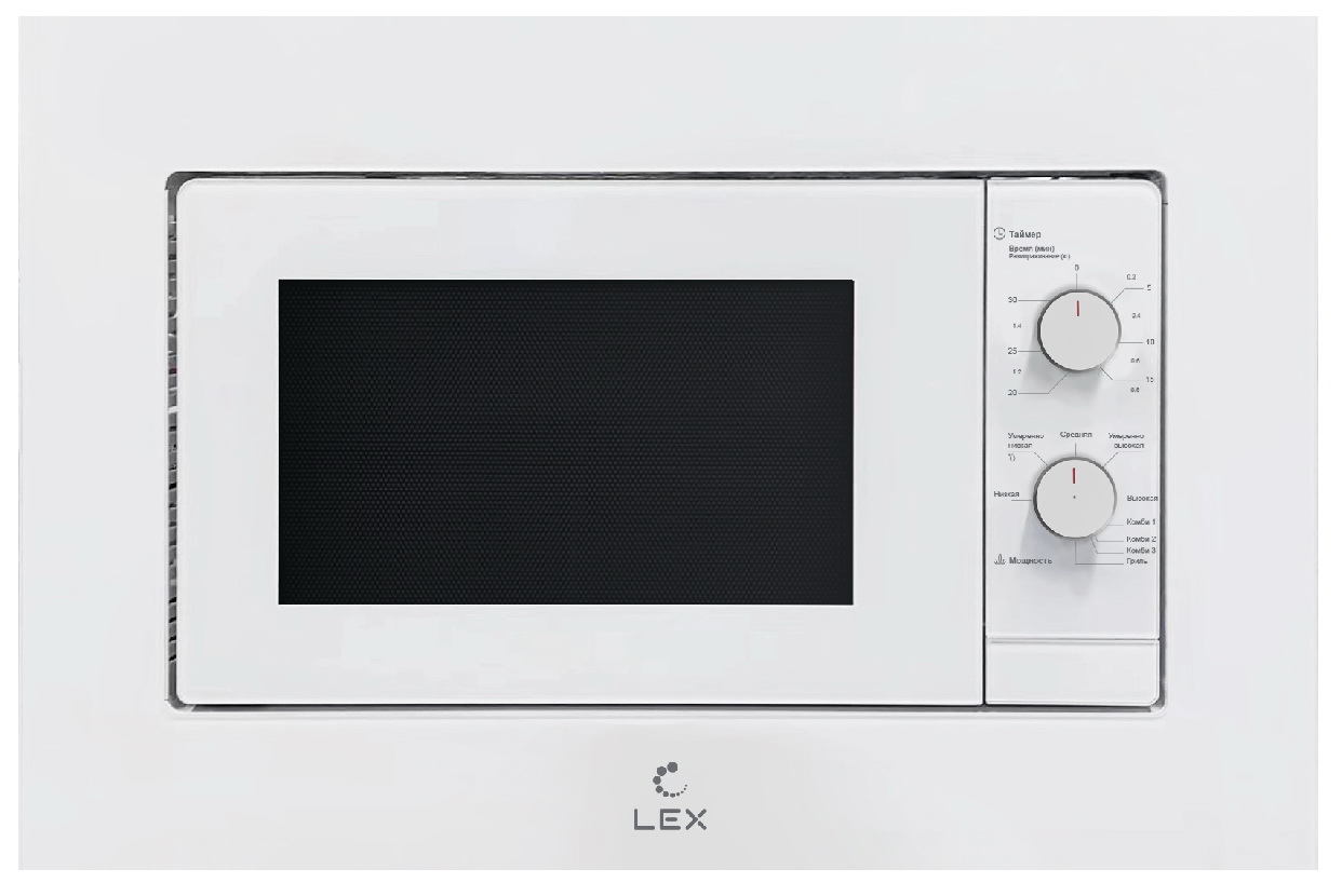 

Встраиваемая микроволновая печь LEX Bimo 20.04 WH белый, Bimo 20.04 WH