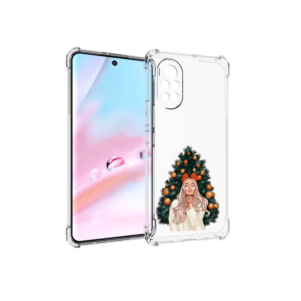 

Чехол MyPads девушка-под-елкой-с-мандаринами женский для Huawei Nova 8 (ANG-LX1), Прозрачный, Tocco
