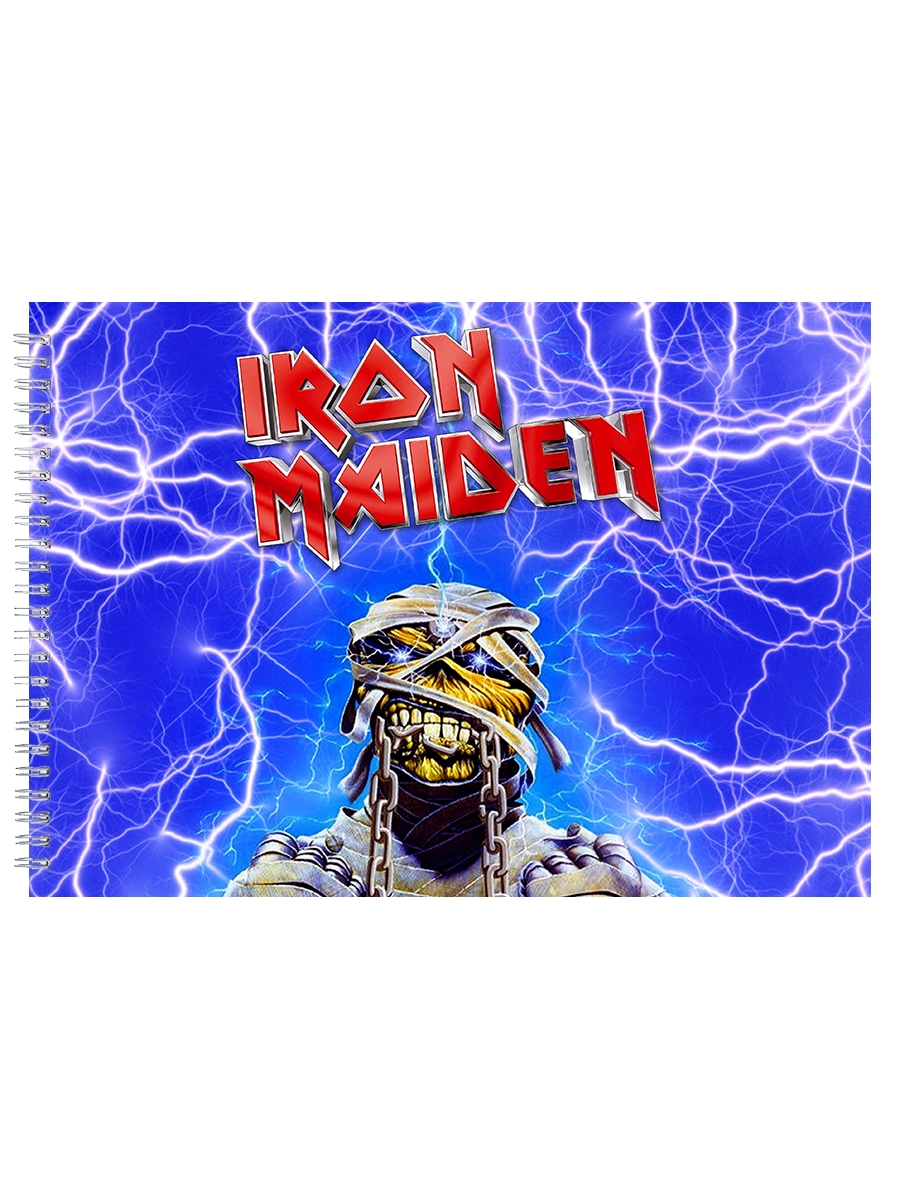 

Альбом для рисования DRABS Iron Maiden мумия с цепью