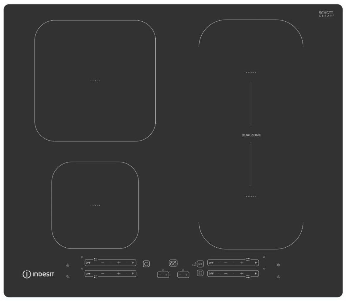 

Встраиваемая электрическая панель Indesit IB 65B60 NE, IB 65B60 NE