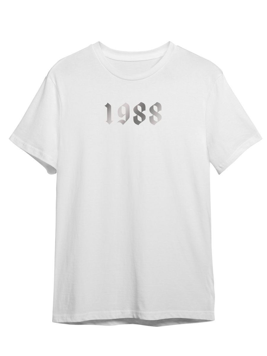 

Футболка унисекс Каждому Своё 1988/Год рождения/С др RAYR4ZS белая XS, "1988/Год рождения/С др" RAYR4ZS