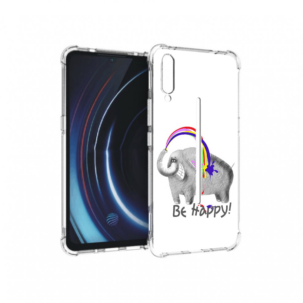

Чехол MyPads Tocco для Vivo iQOO счастливый слон (PT226955.389.632), Прозрачный, Tocco