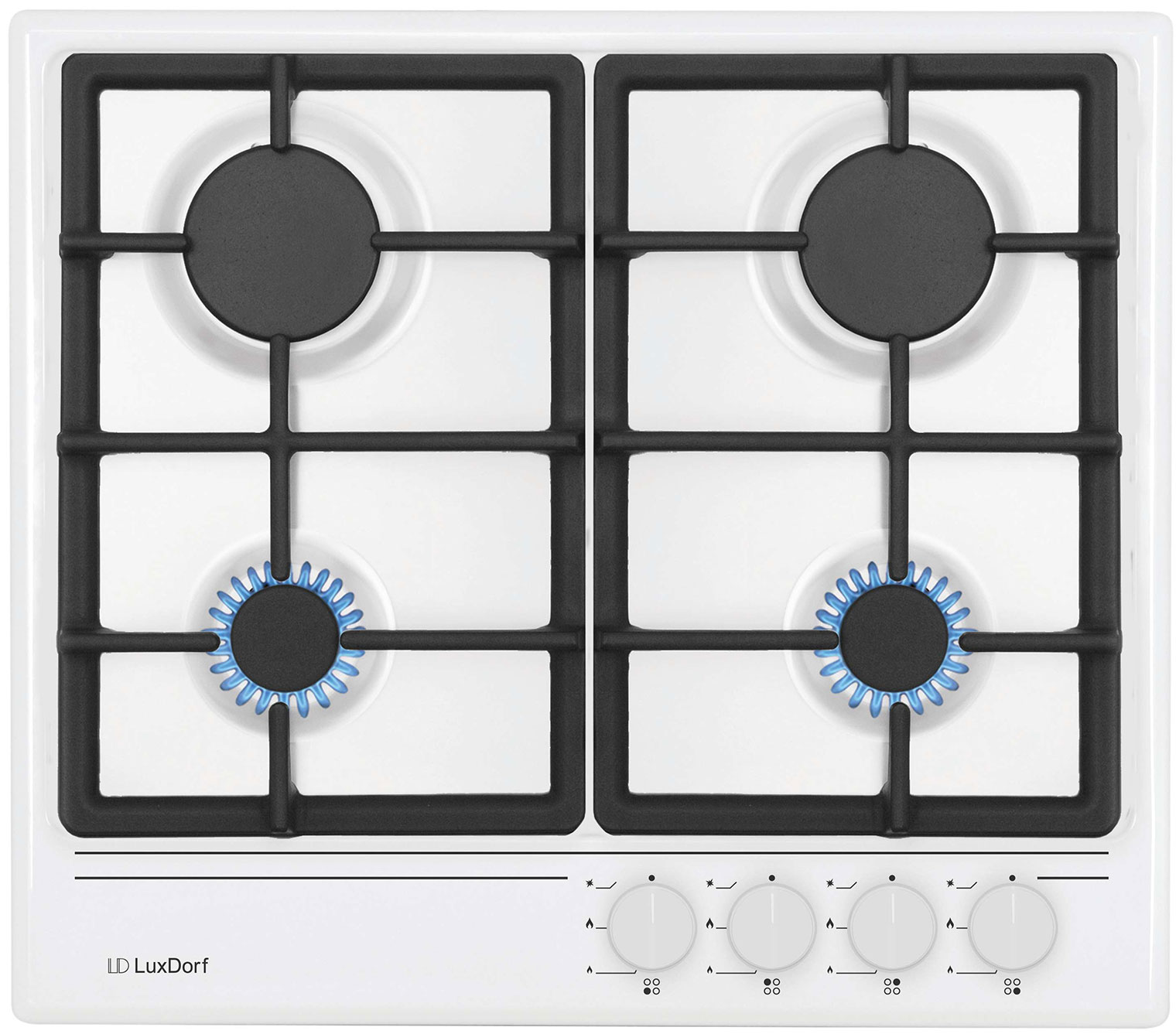 

Встраиваемая газовая панель Lux Dorf H60V40W550, H60V40W550