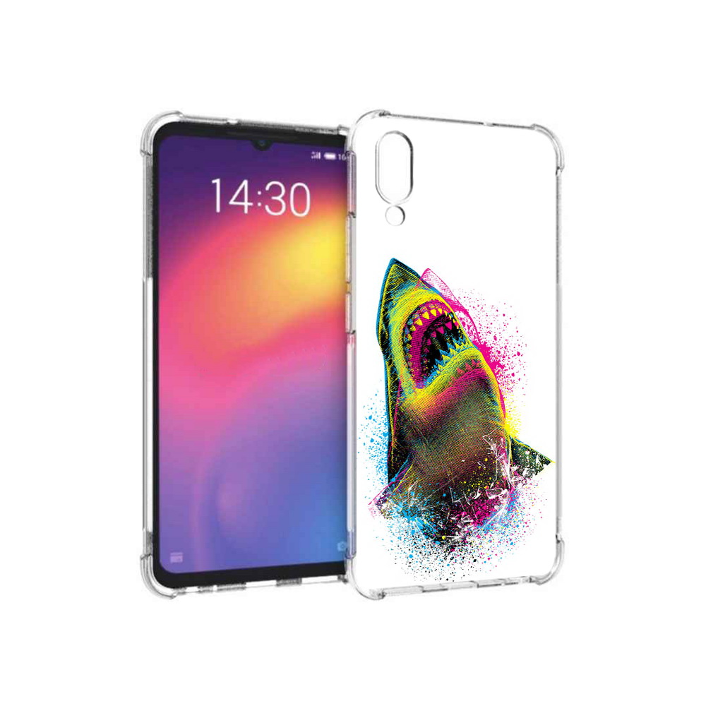 

Чехол MyPads Tocco для Meizu Note 9 челюсти-2 (PT134513.88.674), Прозрачный, Tocco