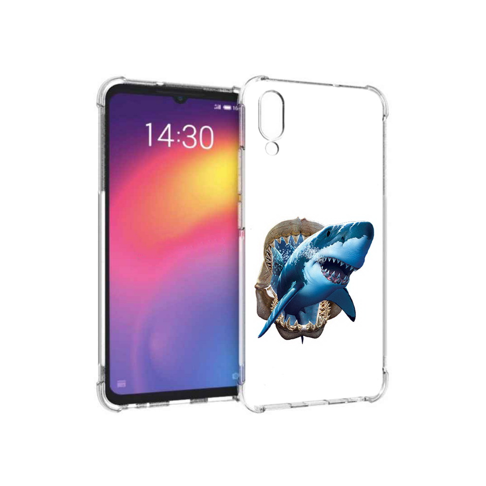 

Чехол MyPads Tocco для Meizu Note 9 челюсти (PT134513.88.675), Прозрачный, Tocco