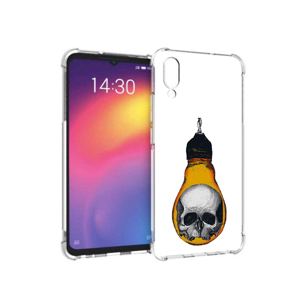 Чехол MyPads Tocco для Meizu Note 9 череп в лампочке (PT134513.88.676)