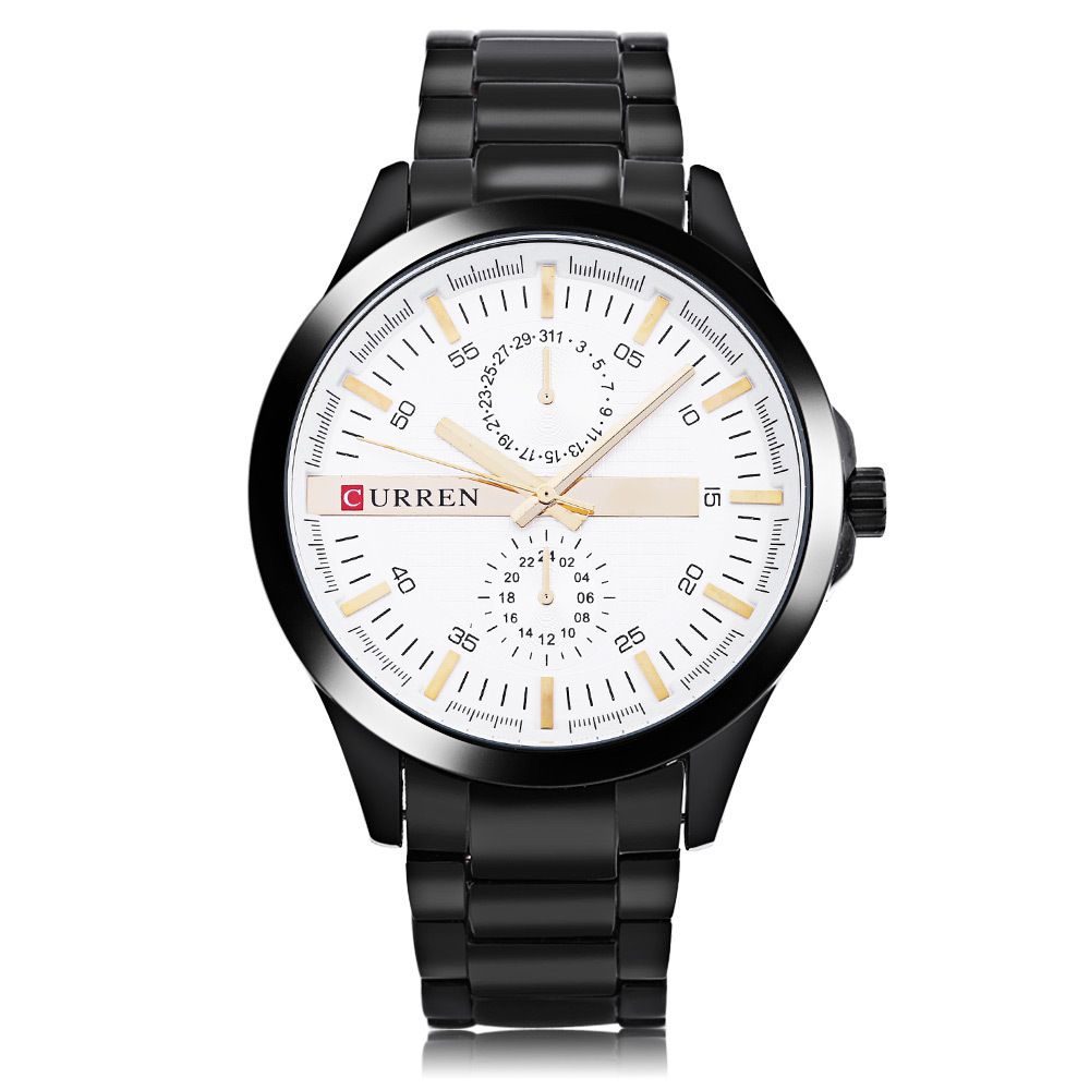

Наручные часы мужские CURREN 8128 черные, 8128