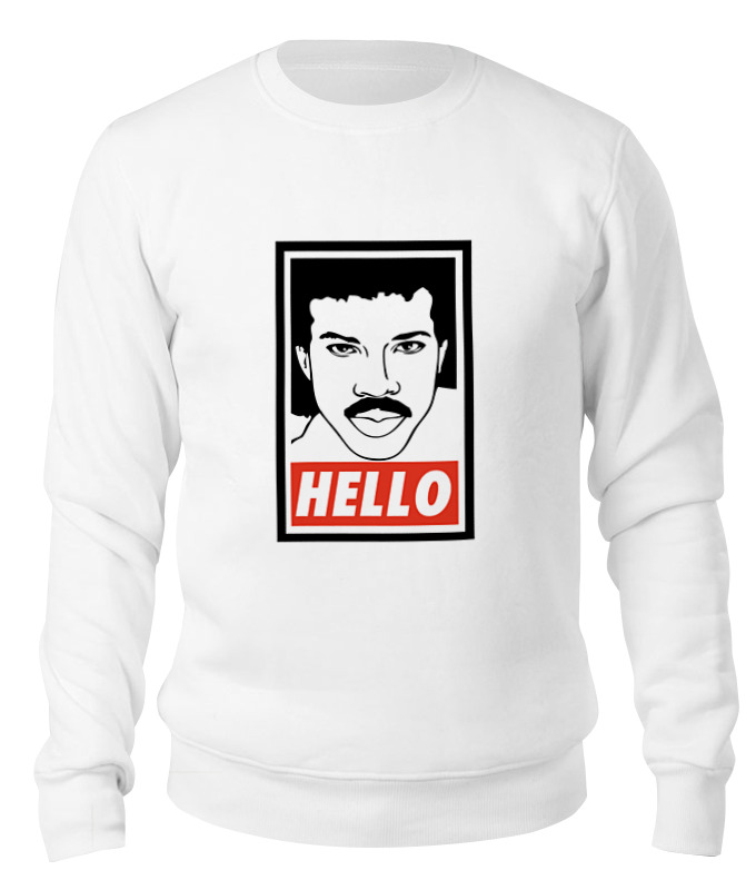 

Свитшот унисекс Printio Лайонел ричи белый L, Лайонел ричи