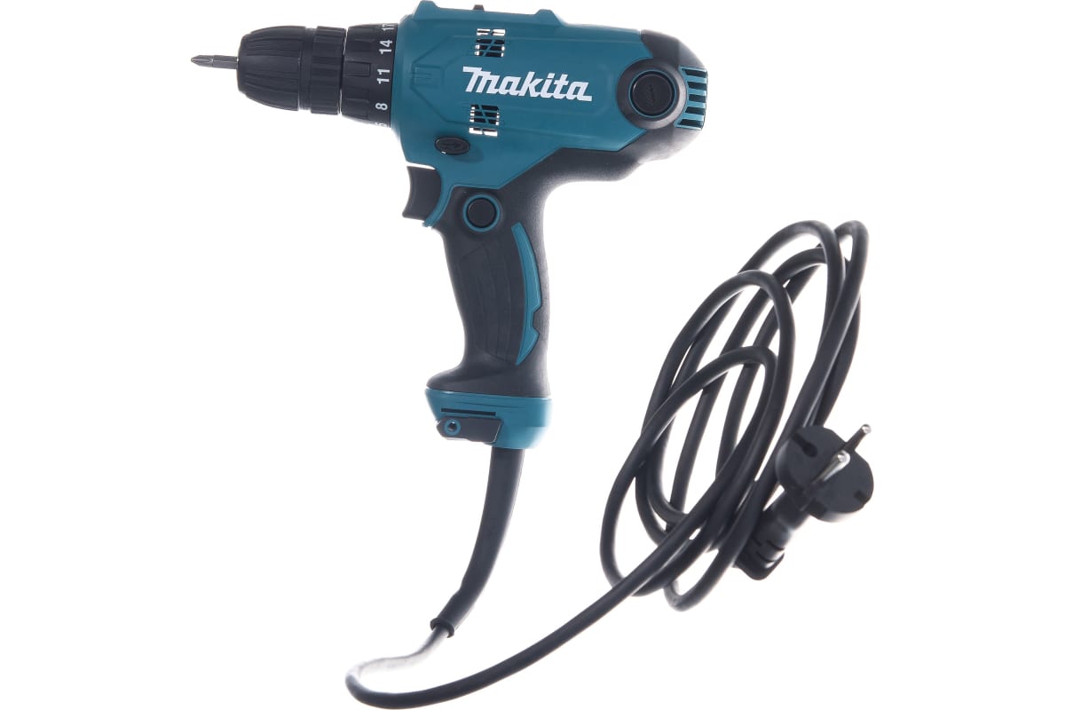 

Дрель-шуруповерт сетевая Makita DF0300, 320 Вт