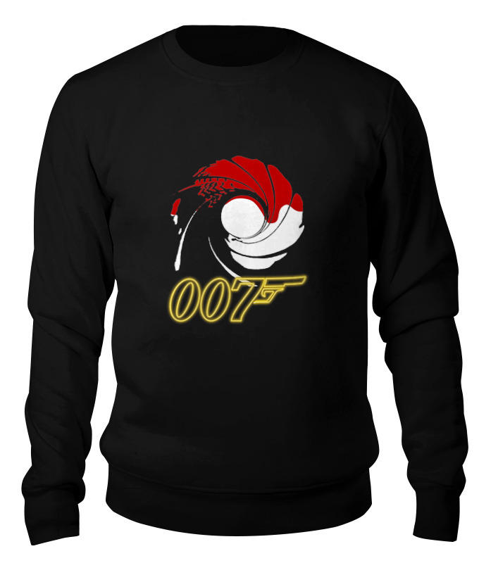 

Свитшот унисекс Printio James bond черный L, James bond