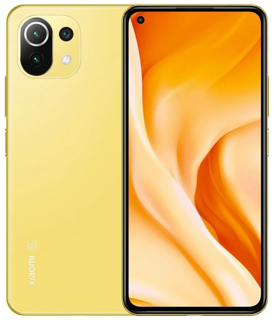Смартфон Xiaomi Mi 11 Lite 5G 6/128 ГБ цитрусовый желтый (Global)