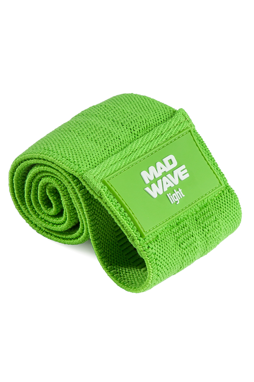 Эспандер Mad Wave Textile Hip Band green