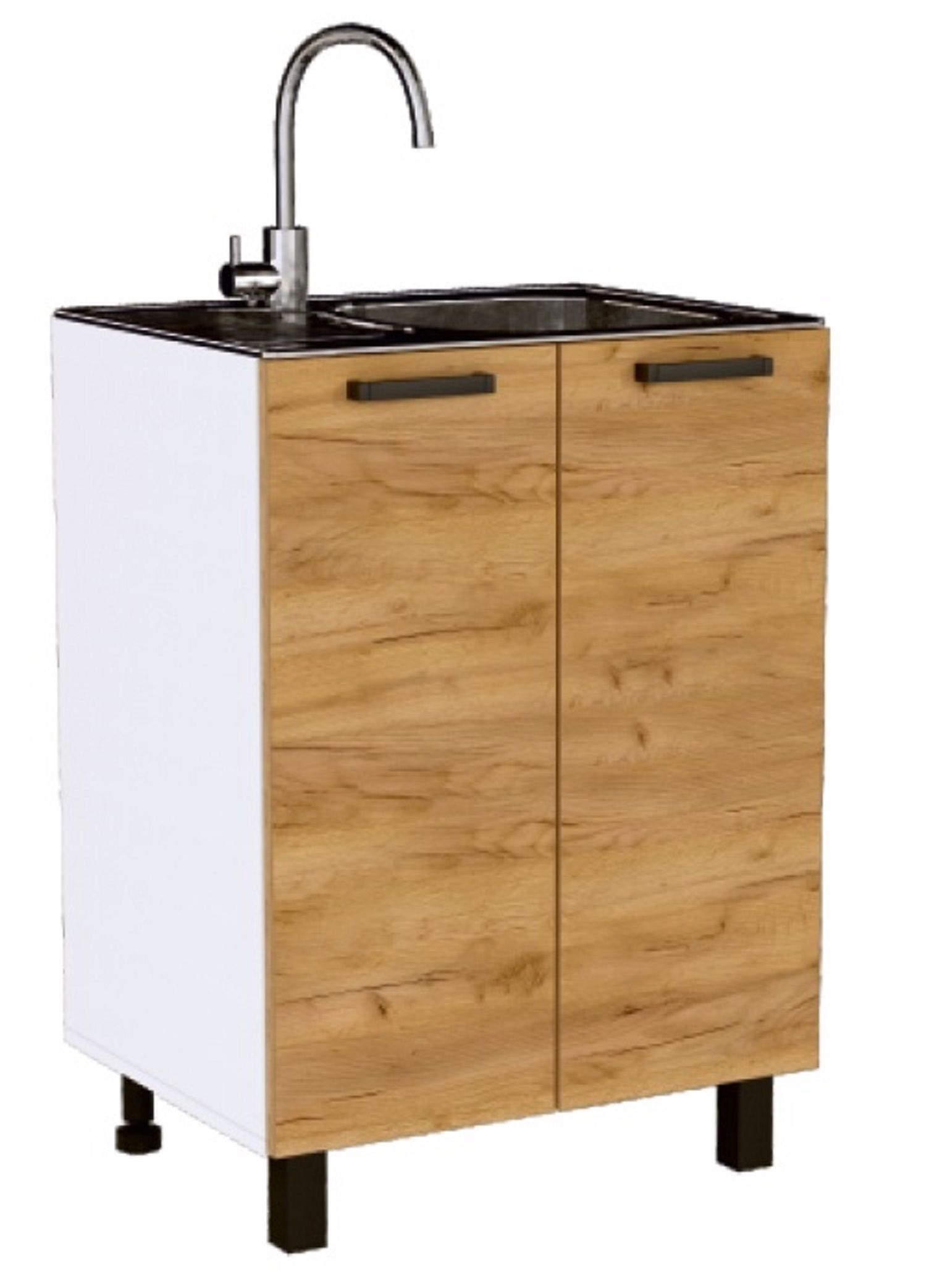 Кухонный шкаф PDM Турин РСМ-60 600*440*830мм Дуб Крафт золотой