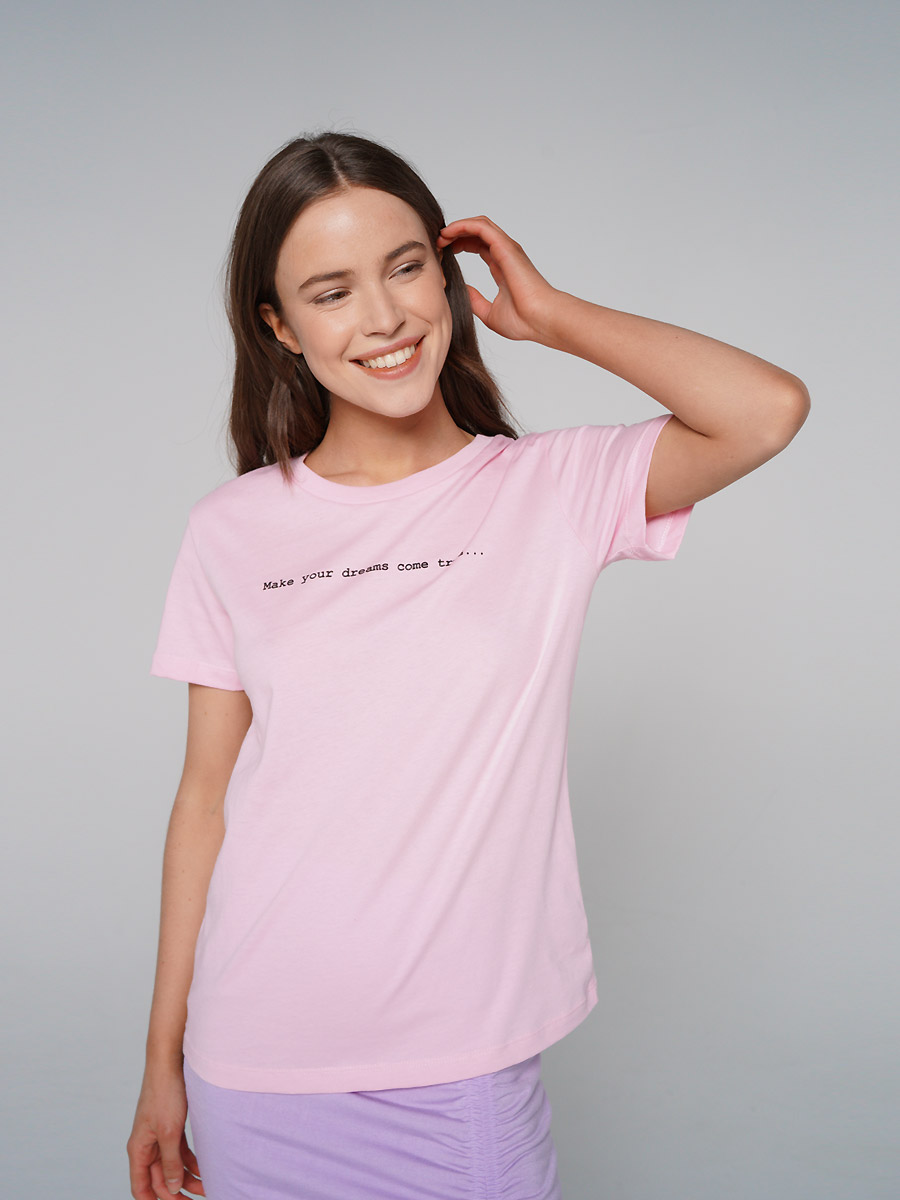 

Футболка женская ТВОЕ 80668 розовая M, 80668