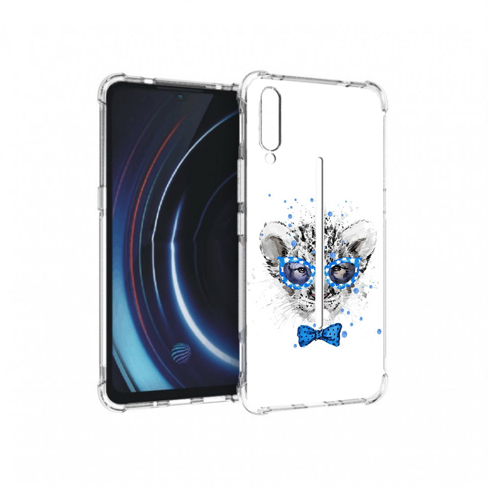 

Чехол MyPads Tocco для Vivo iQOO тигренок с бабочкой (PT226955.389.642), Прозрачный, Tocco