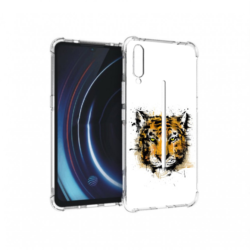 

Чехол MyPads Tocco для Vivo iQOO тигруля (PT226955.389.643), Прозрачный, Tocco