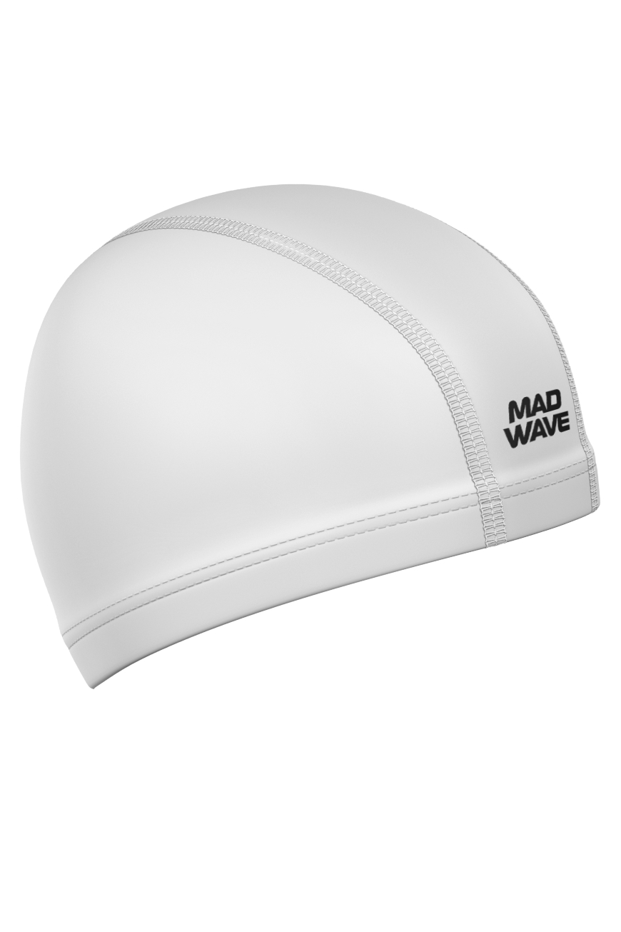 фото Шапочка для плавания madwave put coated white