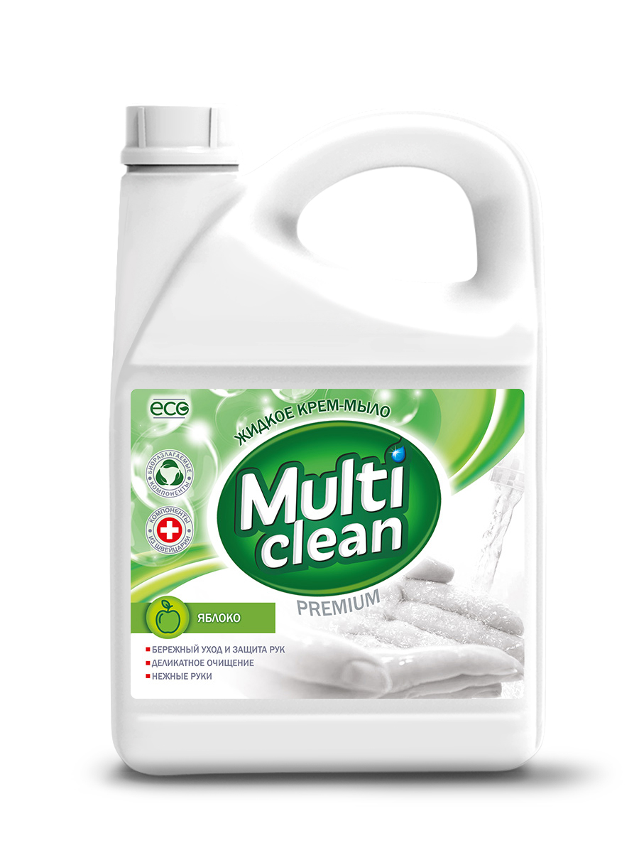 Мыло для рук Multi Clean яблоко 2,75л