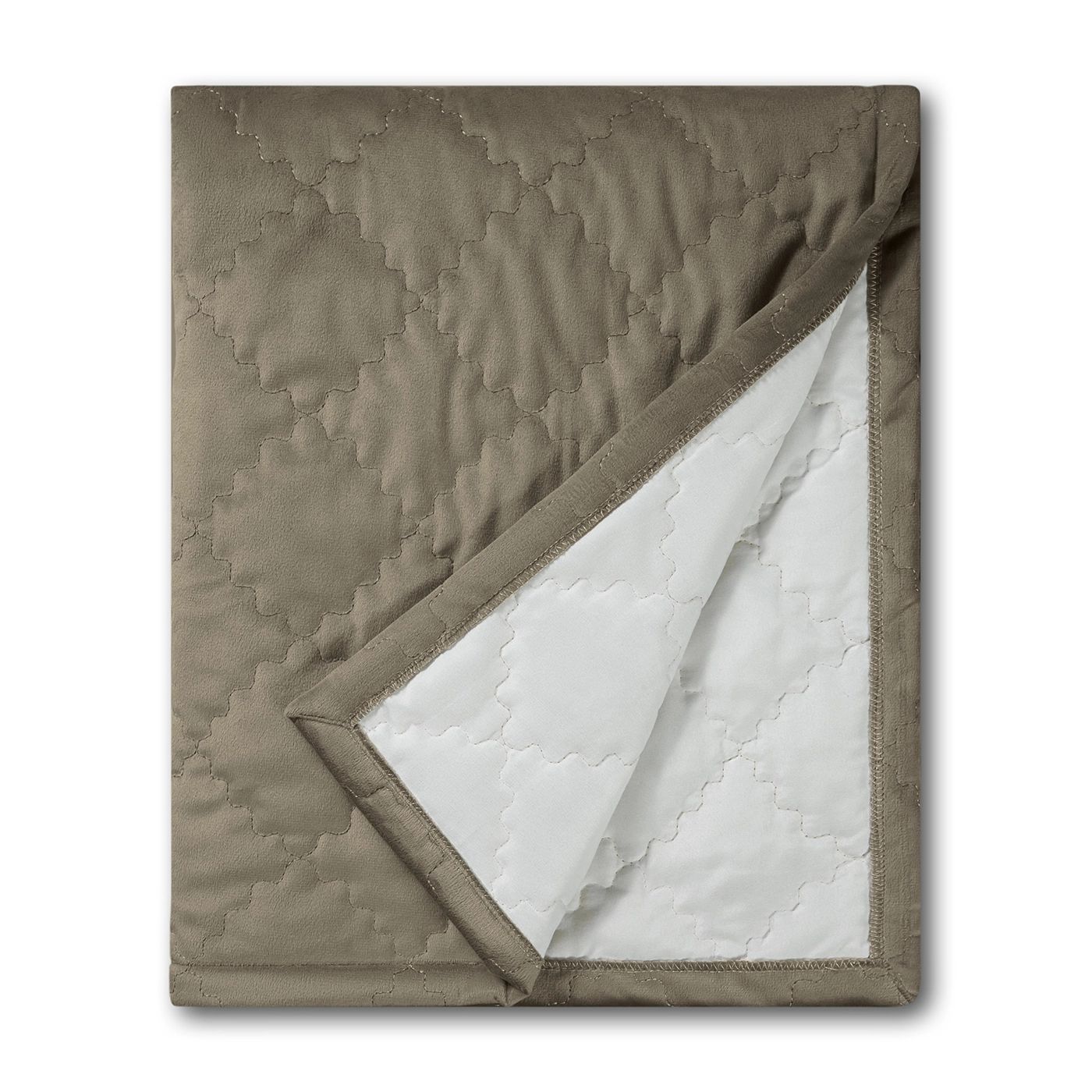 фото Покрывало estia 240x260 см полиэстер бежевое