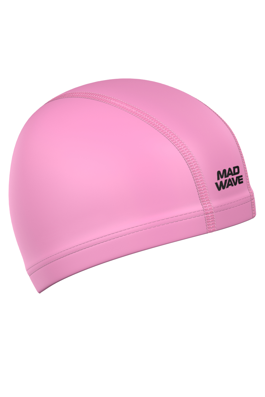 фото Шапочка для плавания mad wave put coated pink