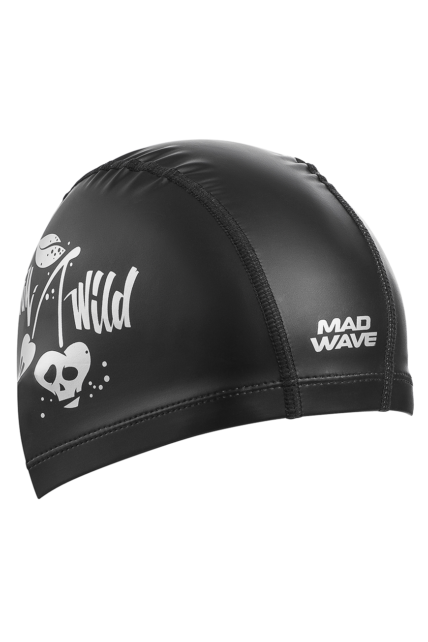 фото Шапочка для плавания madwave wild cherry black