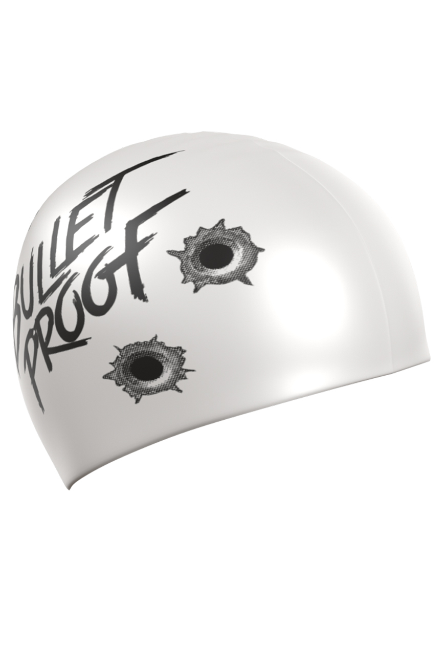 фото Шапочка для плавания madwave bullet proof white