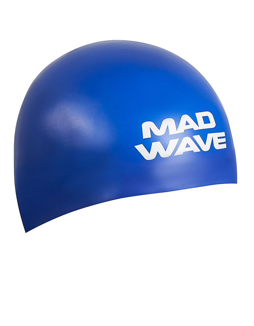 Шапочка для плавания Mad Wave D-Cap Fina Approved L blue