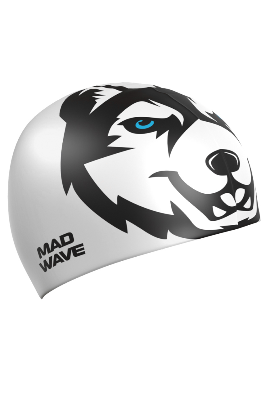 фото Шапочка для плавания madwave husky white