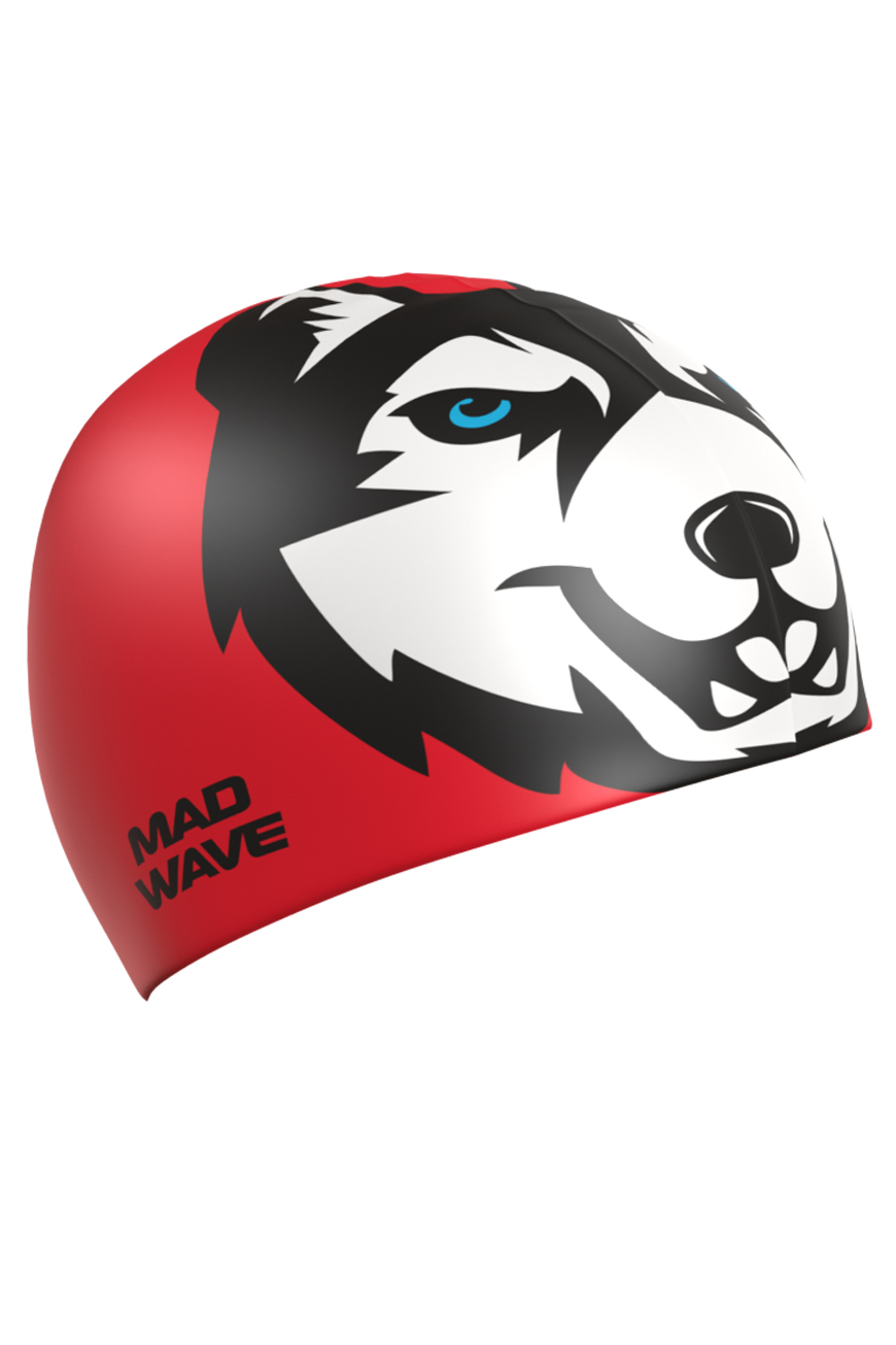 фото Шапочка для плавания madwave husky red