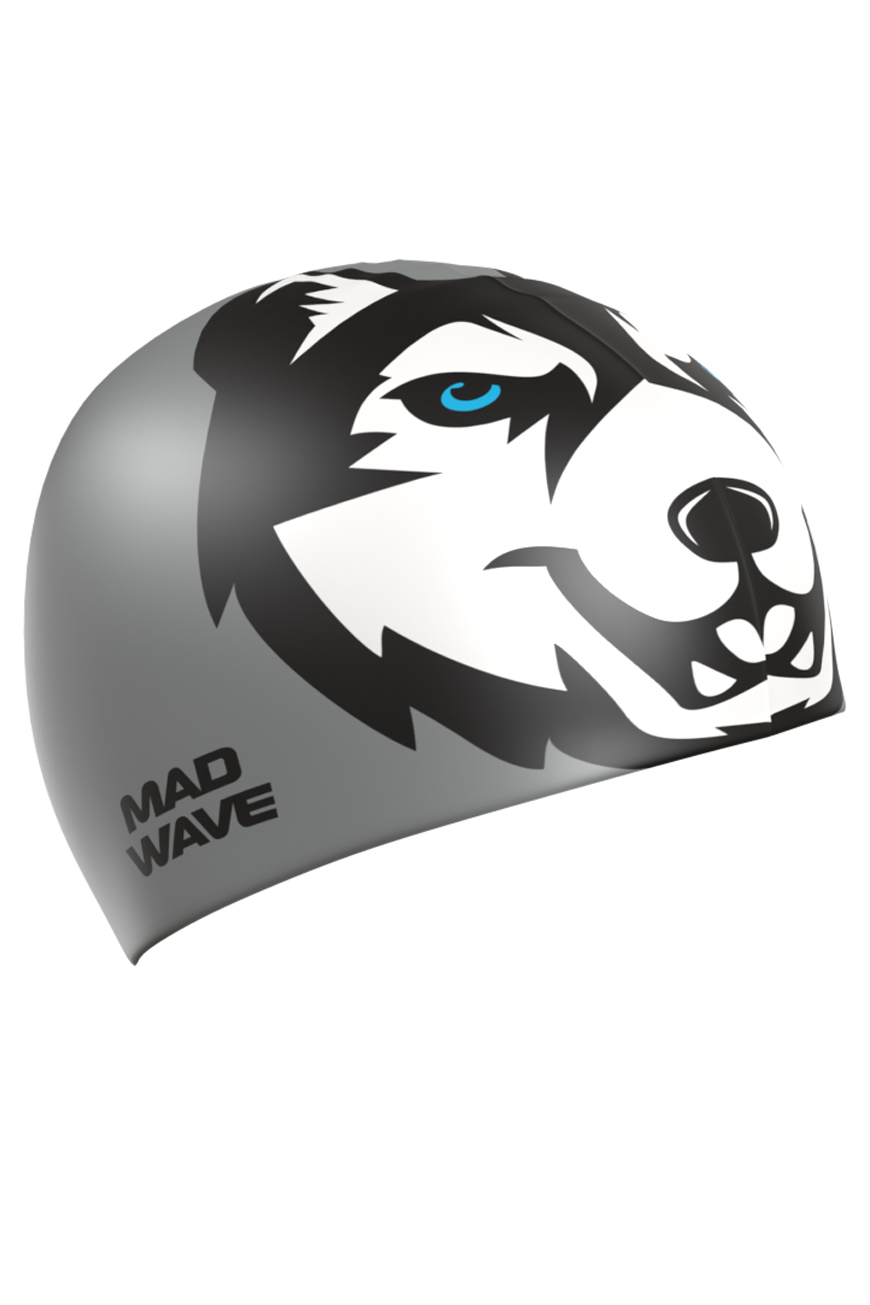 фото Шапочка для плавания madwave husky silver