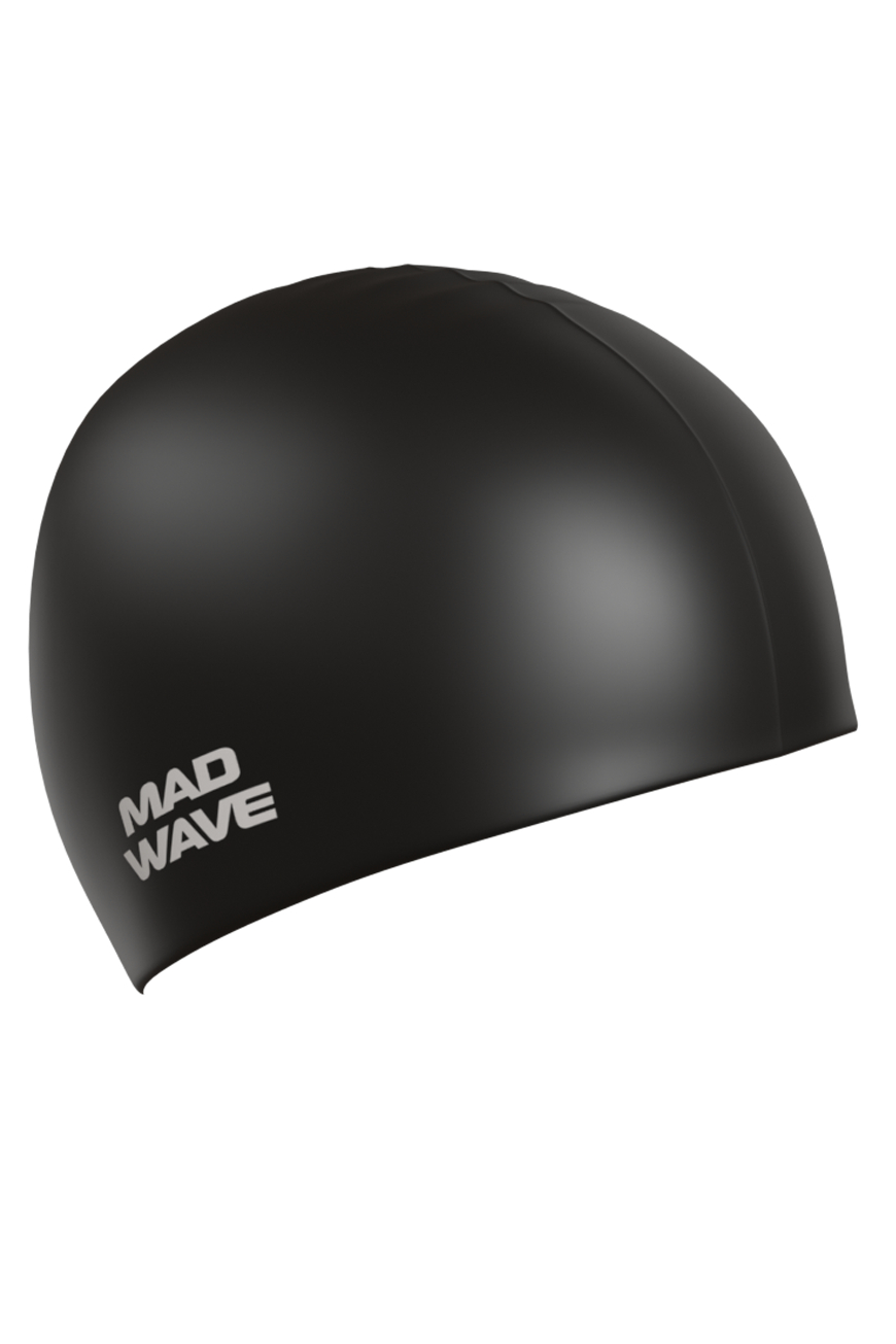 

Шапочка для плавания Mad Wave Intensive Big black, Черный