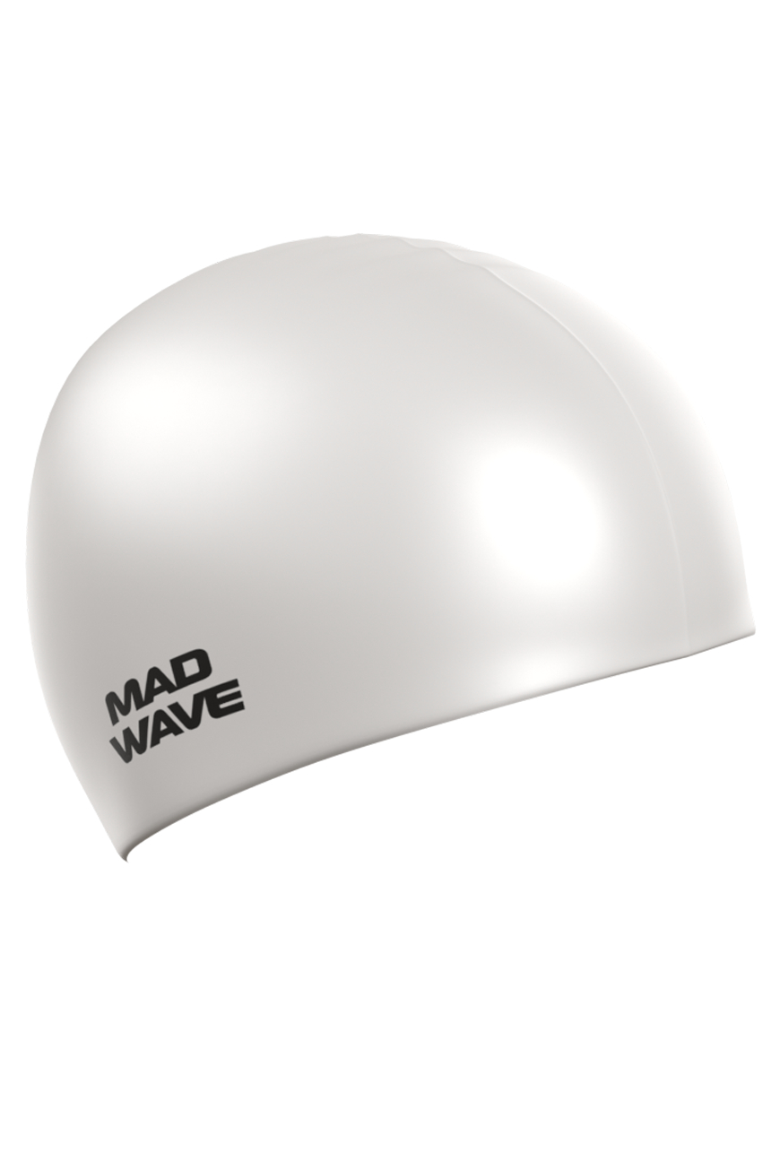 

Шапочка для плавания Mad Wave Intensive Big white, Белый