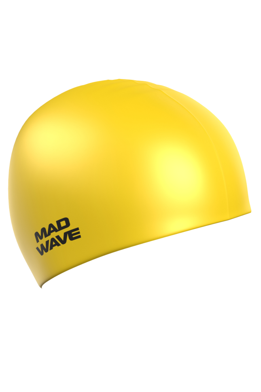 фото Шапочка для плавания madwave intensive big yellow