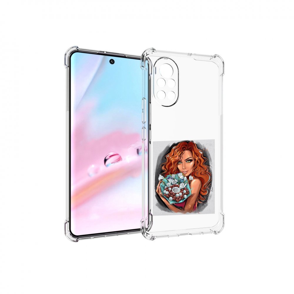 

Чехол MyPads девушка-с-кокосовым-букетом женский для Huawei Nova 8 (ANG-LX1), Прозрачный, Tocco