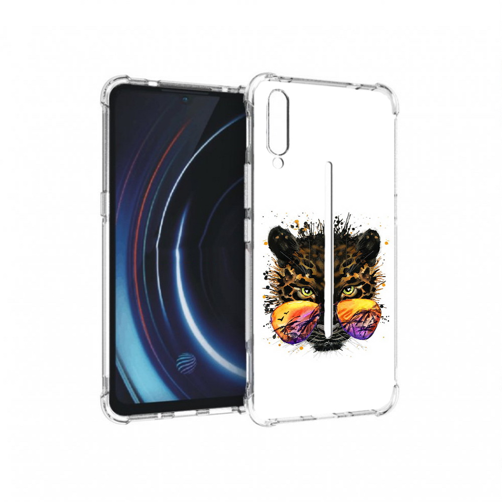 

Чехол MyPads Tocco для Vivo iQOO тропический леопард (PT226955.389.649), Прозрачный, Tocco