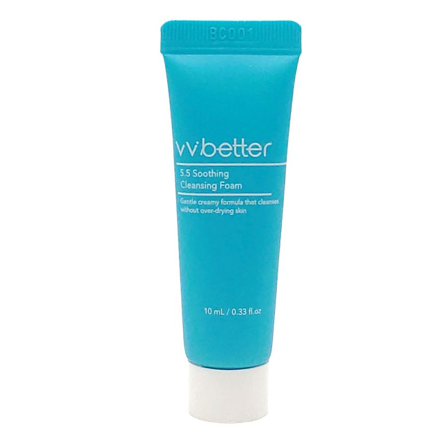 VVbetter Мягкая очищающая пенка для лица с pH5.5 / Soothing Cleansing Foam Mini, 10 мл vvbetter мягкая очищающая пенка для лица с ph5 5 soothing cleansing foam 10