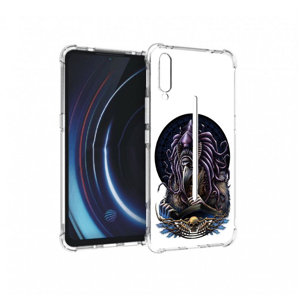 

Чехол MyPads Tocco для Vivo iQOO умный ворон (PT226955.389.650), Прозрачный, Tocco