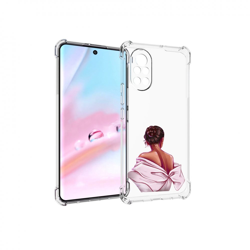 

Чехол MyPads девушка-со-спины женский для Huawei Nova 8 (ANG-LX1), Прозрачный, Tocco