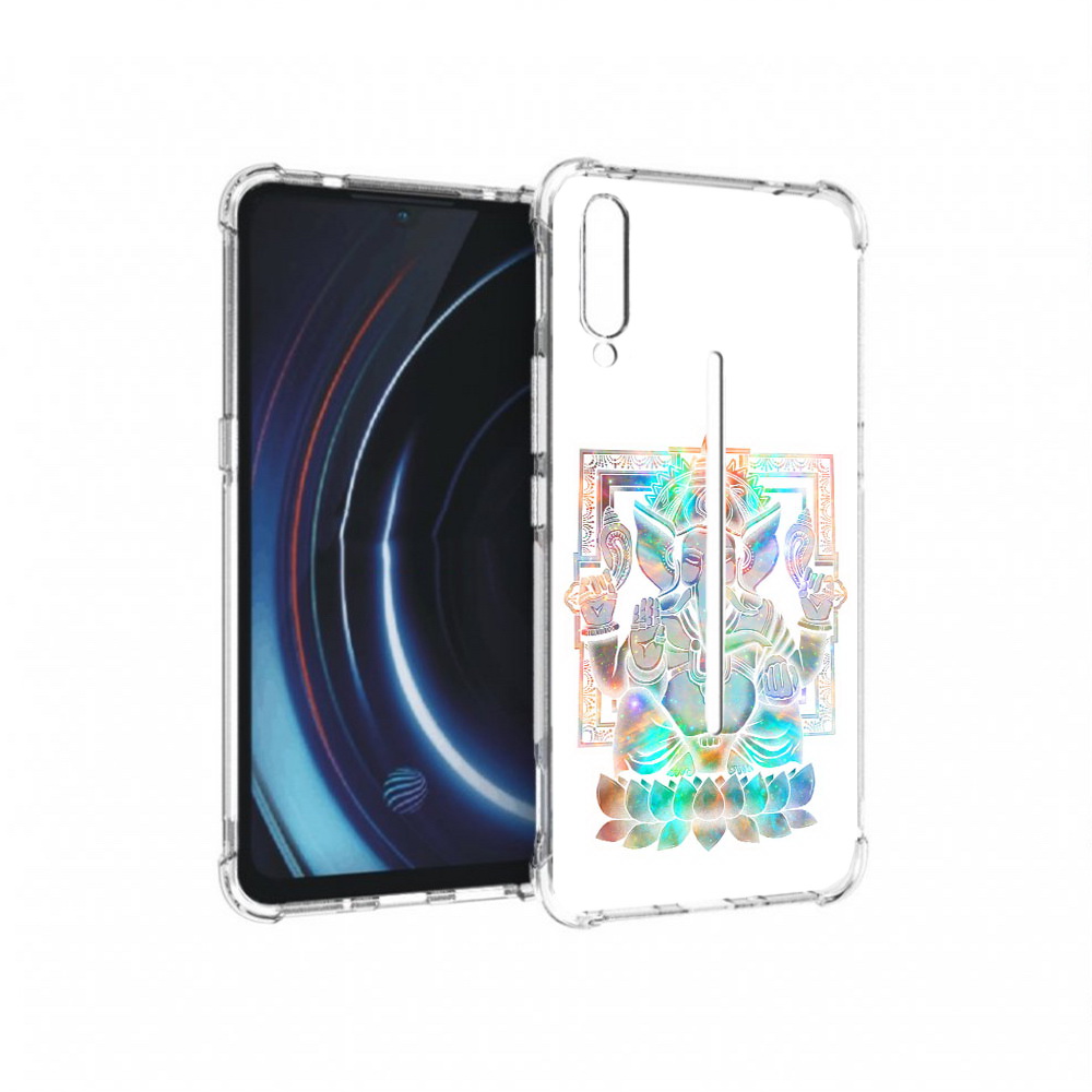 

Чехол MyPads Tocco для Vivo iQOO умный слон (PT226955.389.654), Прозрачный, Tocco