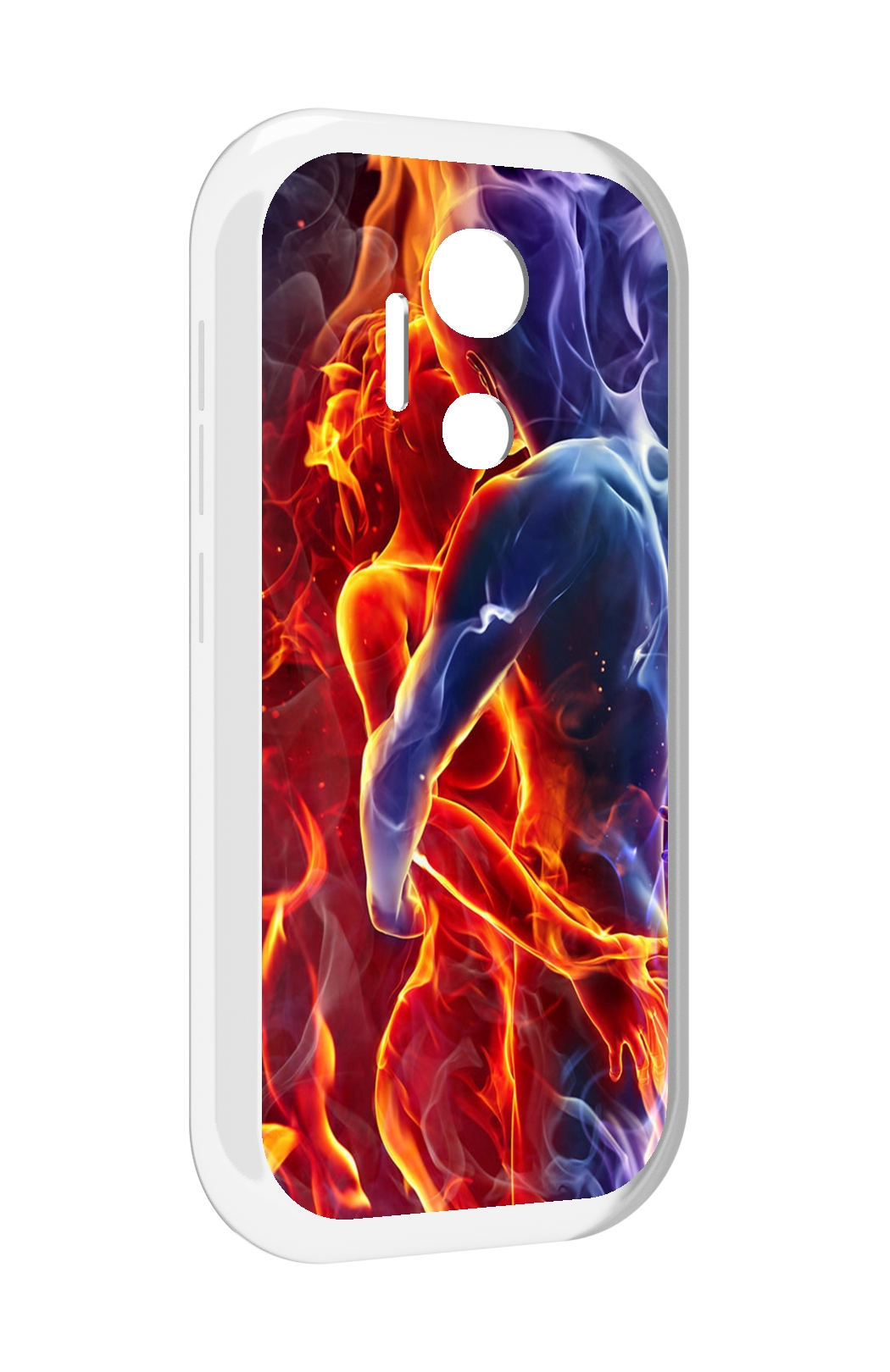 

Чехол MyPads Огонь-вода для doogee x97 pro, Прозрачный, Tocco