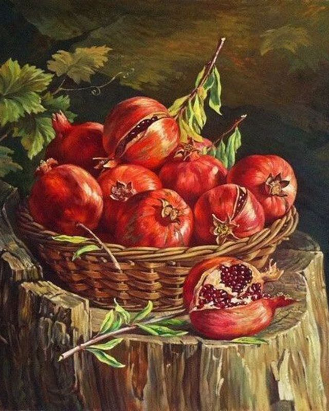 

Алмазная мозаика круглыми стразами 40x50 - ZM-0342