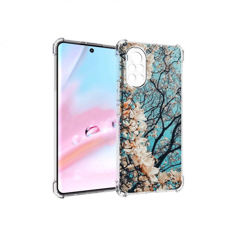 

Чехол MyPads дерево-с-цветочками для Huawei Nova 8 (ANG-LX1), Прозрачный, Tocco
