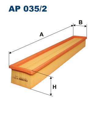 фото Ap 035/2 фильтр воздушный mb w203/cl203 2.0 00-02 filtron