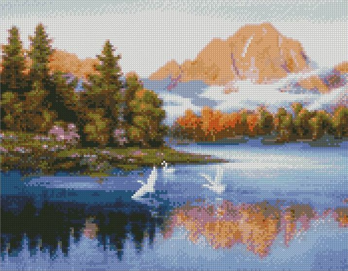 

Алмазная мозаика круглыми стразами 40x50 - ZM-1772