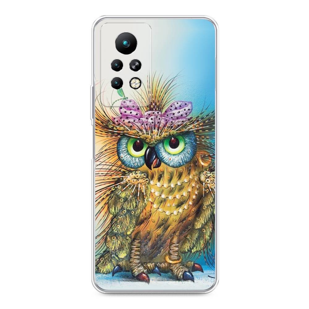 

Чехол для Infinix Note 11 Pro "Модная сова", Коричневый;голубой, 3100550-1