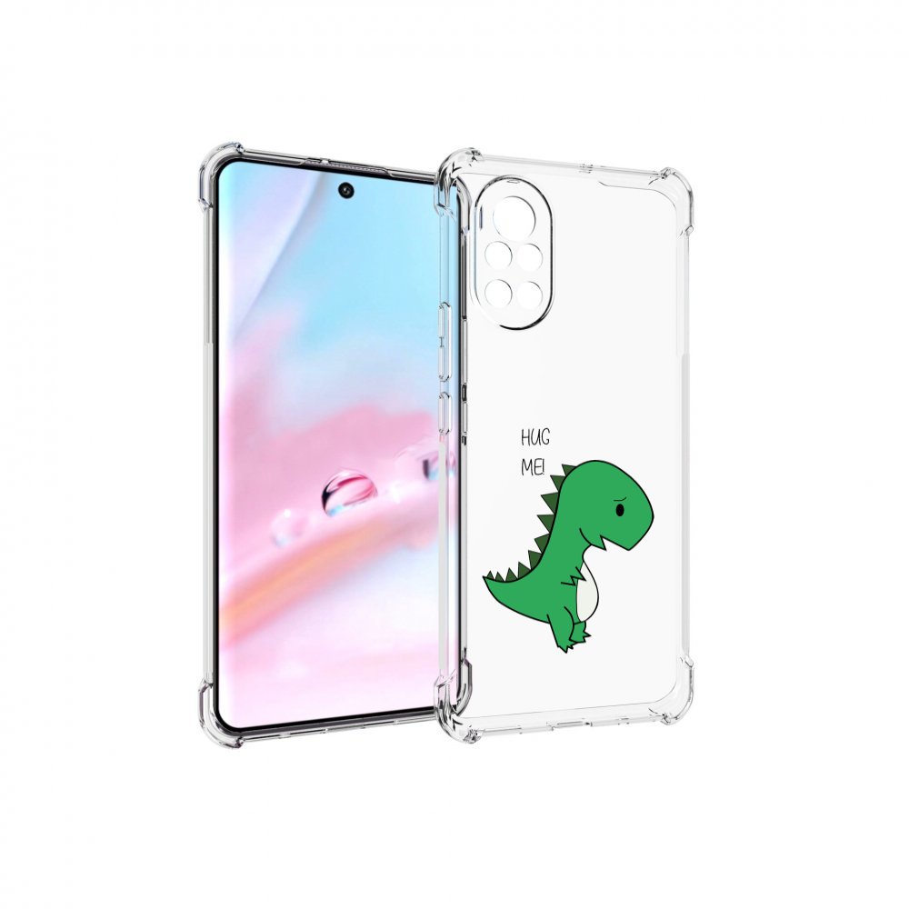 Чехол MyPads динозаврик для Huawei Nova 8 (ANG-LX1)